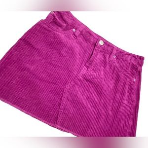 BDG Corduroy Purple Mini Skirt Size S-P